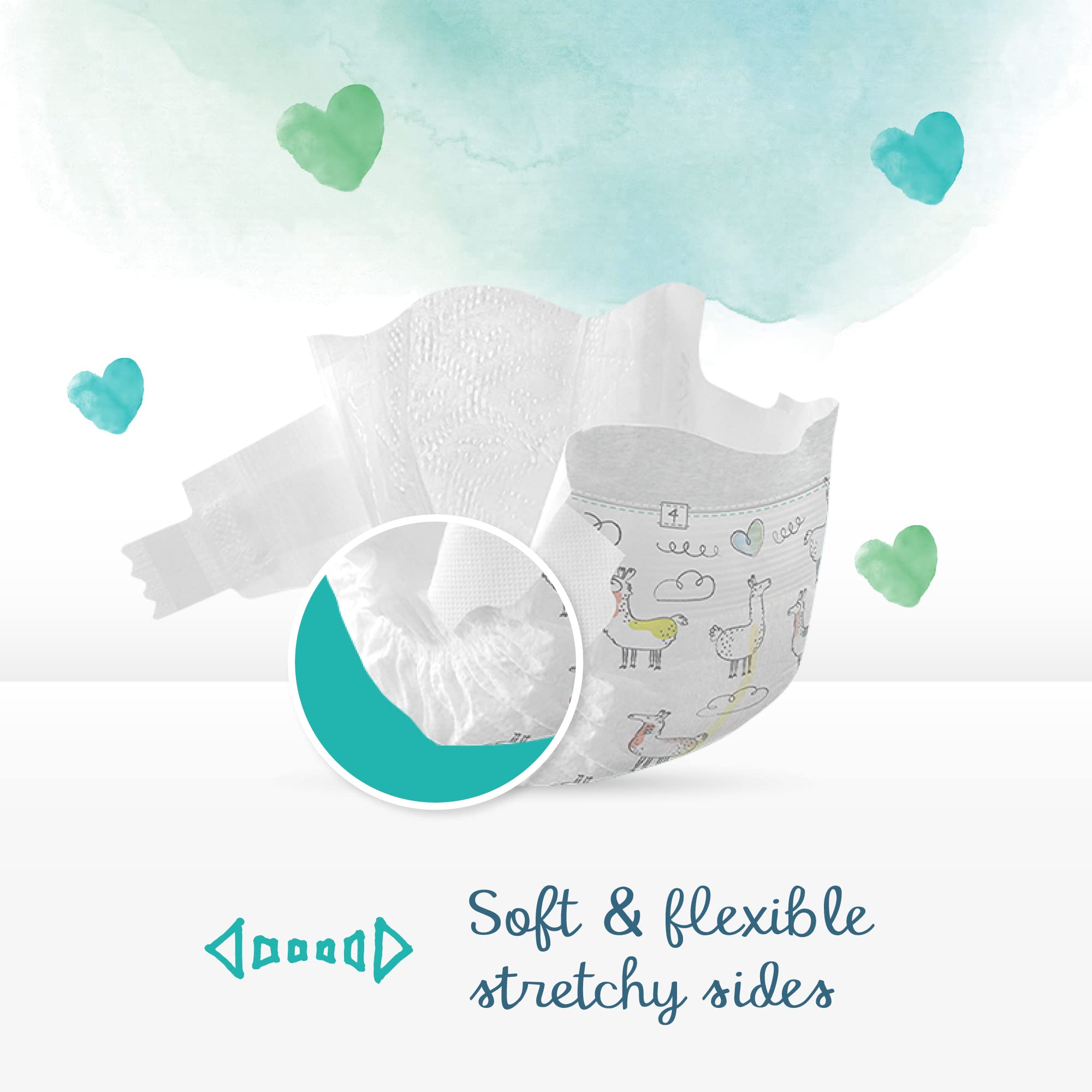 Pampers Pure Protection Dermatologically Tested Diapers, Size 2, 4-8Kg, 78 Diaper Count, Pack Of 2 Pieces بامبرز حفاضات بيور بروتكشن تم اختبارها من قبل اطباء الجلدية، مقاس 2، 4-8 كغم، 78 حفاضة، عبوة من قطعتين Pampers Pure Protection Dermatologically Tested Diapers, Size 2, 4-8Kg, 78 Diaper Count, Pack Of 2 Pieces بامبرز حفاضات بيور بروتكشن تم اختبارها من قبل اطباء الجلدية، مقاس 2، 4-8 كغم، 78 حفاضة، عبوة من قطعتين